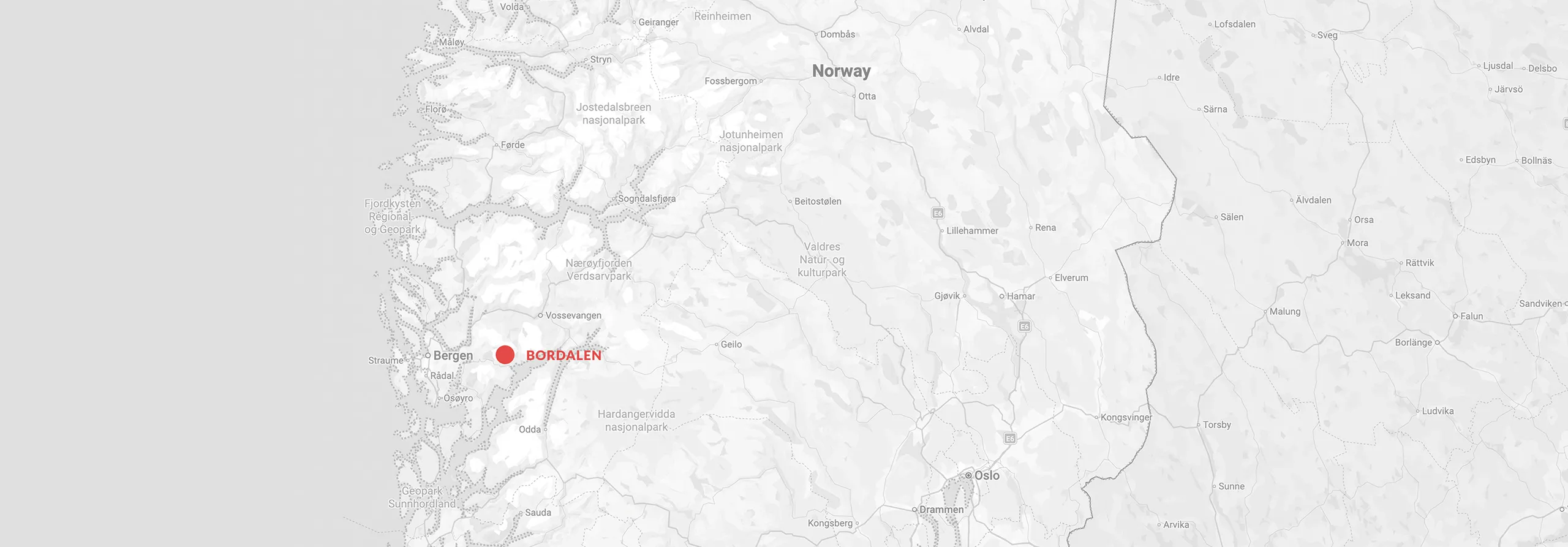 Kitebrook - Bordalen Norway Map