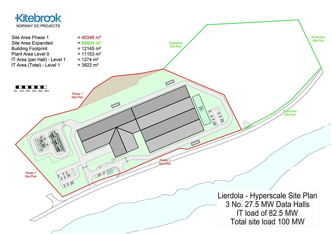 Leirdøla Hyperscale Site Plan